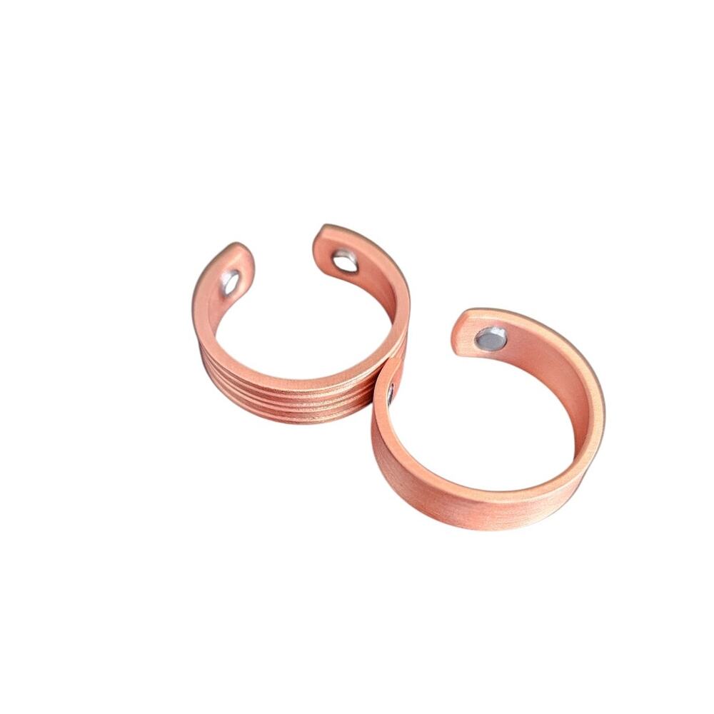 Minimallist Copper Rings ( set of 2)
